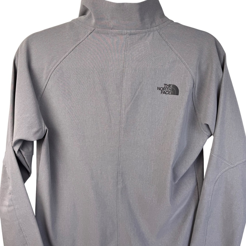 The North Face Jacket Womens Medium M/M Windwall Gray‎ Full Zip Outdoors Hiking - Picture 6 of 14